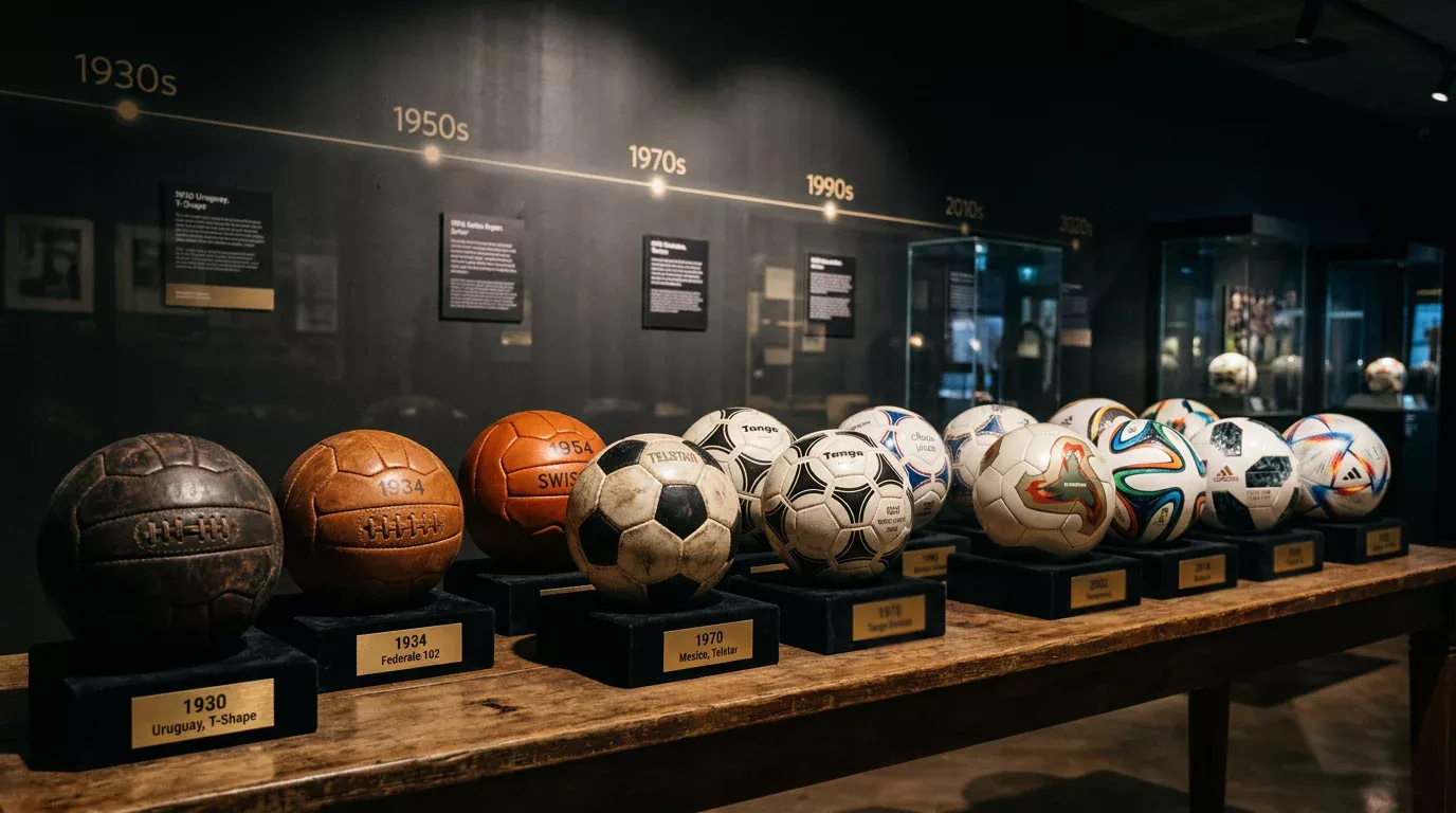 Historiske VM-trofeer og legendariske spillere gjennom tidene